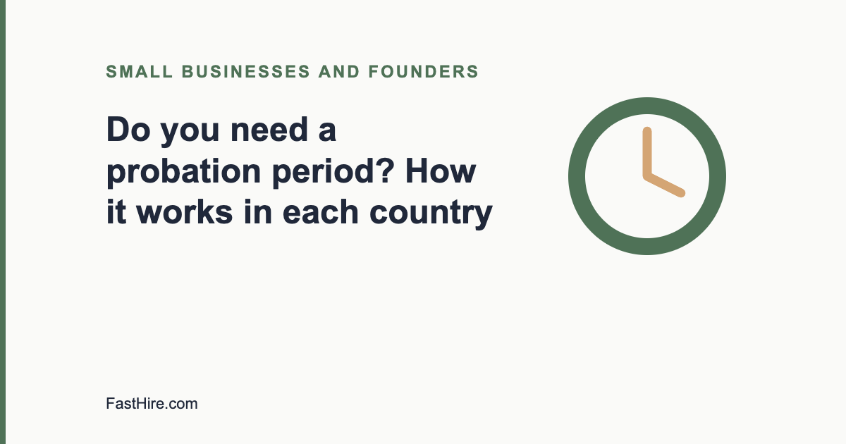 Do you need a probation period? How it works in each country