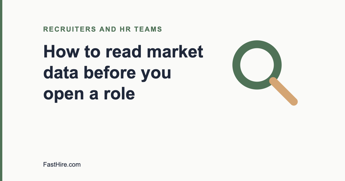 How to read market data before you open a role