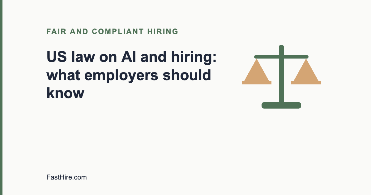 US law on AI and hiring: what employers should know